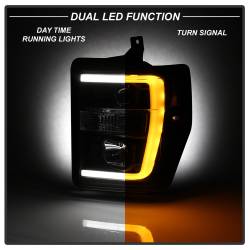 Spyder Auto - Spyder Auto 5086228 Projector Headlights Version 2 Switch Back Light Bar Black - Image 5