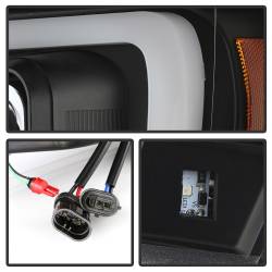 Spyder Auto - Spyder Auto 5085986 Projector Headlights Version 2 Light Bar DRL Black - Image 3