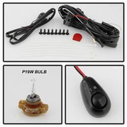 Spyder Auto - Spyder Auto 5086426 OEM Fog Light w/Universal Switch Clear for 07-12 Ford Escape - Image 4