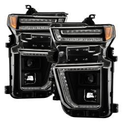 Spyder Auto - Spyder Auto 5088796 Black Projector Headlights Sequential LED Turn Signal Lights - Image 1