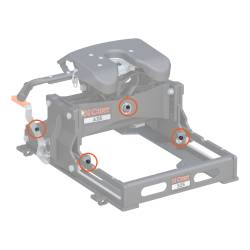 CURT - CURT 19103 Replacement S-Series 5th Wheel Slider Bumpers - Image 2