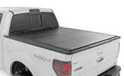 Rough Country Suspension Systems - Rough Country 49214550 Hard Tri-Fold Tonneau Cover for 04-14 Ford F150 5.5' - Image 1