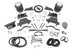 Rough Country Suspension Systems - Rough Country 10029C Rear Air Spring Kit w/Compressor for 14-26 RAM 2500 4WD - Image 1