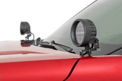 Rough Country Suspension Systems - Rough Country 72106 A-Pillar 3.5" LED Ditch Light Kit-Spot for 24-26 Tacoma - Image 3