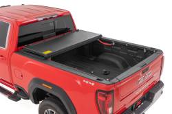 Rough Country Suspension Systems - Rough Country 47120651B Lo-Pro Hard Folding Tonneau Cover 20-26 Silv/Sierra 6.9' - Image 2