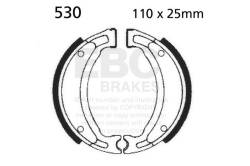 EBC Motorcycle Brakes - EBC Motorcycle Brakes 530 Plain Motorcycle Replacement Brake Shoes - Image 1