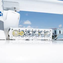 Baja Designs - Baja Designs 451003WT OnX6+ White/Clear Straight 10" LED Light Bar Combo Beam - Image 1
