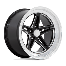 American Racing Vintage - American Racing VN514 GROOVE 18x10 5x4.75 0mm Black/Milled VN514BE18103400 - Image 1