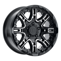 Level 8 - Level 8 Wheels 2015LST-45127B71 SLINGSHOT 20x11.5 5x5.0 -44mm Black/Machined - Image 1