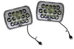 Quake LED - Quake LED QTE459 Tempest Series 5x7" 45W High/Low Headlight for Jeep XJ/YJ - Image 2