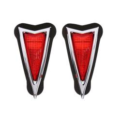 Trim Parts - Trim Parts 8524 1968 Firebird Rear Quarter Lamp Lens Assembly SET - Image 1