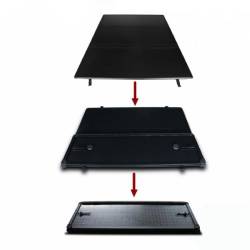 Black Horse Off Road - Black Horse HTF-JE19 Hard Tonneau Cover Black for 20-23 Jeep Gladiator - Image 1
