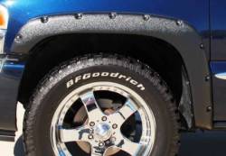 Black Horse Off Road - Black Horse FF-GMSIET Textured Fender Flares Black for 14-15 GMC Sierra 1500 - Image 2