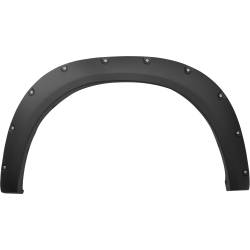 Black Horse Off Road - Black Horse FPSRA10T FENDER FLARES RIVETED Style Black for 09-18 Dodge RAM 1500 - Image 2