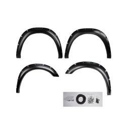 Black Horse Off Road - Black Horse FPSRA19 FENDER FLARES RIVETED Style Black for 19-24 RAM 2500-3500 - Image 1