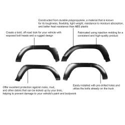 Black Horse Off Road - Black Horse FPSTO14 FENDER FLARES RIVETED Style Black for 14-23 Toyota 4Runner - Image 2