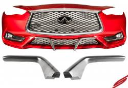 Stillen - Stillen KB11231 Front Winglets for 17-21 Infiniti Q60 3.0t - Image 3