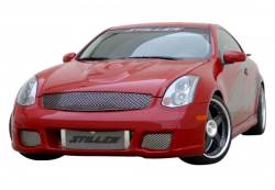 Stillen - Stillen 1036009 Unpainted Front Bumper Fascia for 03-07 Infiniti G35 Coupe - Image 2