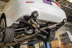 Stillen - Stillen 504450 SS Cat Back Exhaust Carbon Fiber Tips for 16-24 Infiniti Q50 3.0t - Image 4