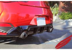 Stillen - Stillen 504454 Cat-Back Exhaust Carbon Fiber Tips for 17-22 Infiniti Q60 3.0t - Image 1