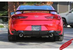 Stillen - Stillen 504454 Cat-Back Exhaust Carbon Fiber Tips for 17-22 Infiniti Q60 3.0t - Image 6