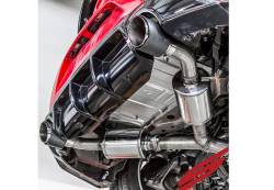 Stillen - Stillen 504454 Cat-Back Exhaust Carbon Fiber Tips for 17-22 Infiniti Q60 3.0t - Image 7