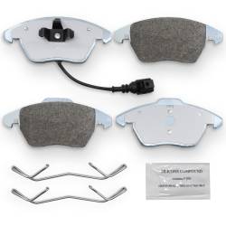 NRS Brakes - NRS Brakes NS1107 FRONT Disc Brake Pad Set for Audi Seat Volkswagen - Image 1