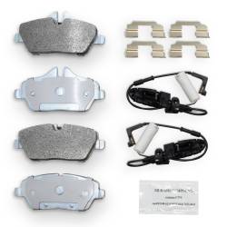 NRS Brakes - NRS Brakes NS1308A FRONT Disc Brake Pad Set for 07-23 Mini Cooper 1.5/1.6 - Image 1