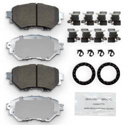 NRS Brakes - NRS Brakes NS1759 FRONT Disc Brake Pad Set for 13-18 Mazda 3 2.0/2.3/2.5 - Image 1