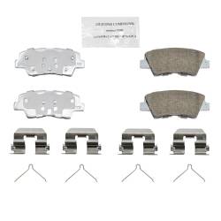 NRS Brakes - NRS Brakes NS1812 REAR Disc Brake Pad Set for Hyundai/Kia 1.6/2.0 - Image 1
