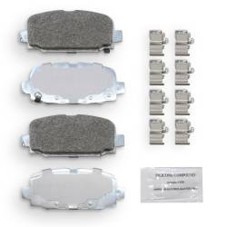 NRS Brakes - NRS Brakes NS2081 Rear Disc Brake Pad Set for 17-21 Jeep Compass 2.4 - Image 1