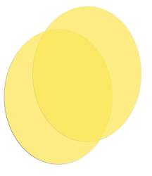 Hella - HELLA H87988351 Yellow Protective Laminate for Rallye 4000 Series Lamps - Image 1