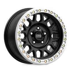 KMC - KMC KM234 GRENADE DESERT BEADLOCK 17x8.5 BLANK 0mm Satin Black KM2347850L700 - Image 1