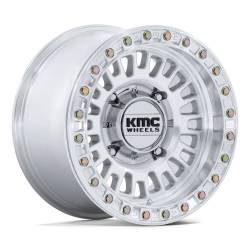KMC Powersports - KMC Powersports KS242DX15104800 KS242 AZTEC BEADLOCK 15x10 4x137 0mm Machined - Image 1