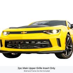 APS - APS Stainless Billet Grille Black 16-18 Chevrolet Camaro 1SS GR03FFC65J - Image 1
