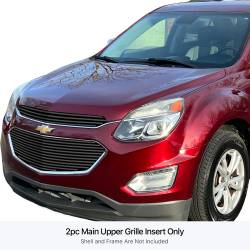 APS - APS Stainless Billet Grille Black 16-17 Chevrolet Equinox GR03FFC70J - Image 1