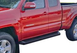 APS - APS IRunning Running Boards Black for 05-23 Tacoma Extended IB20RJE6B - Image 1