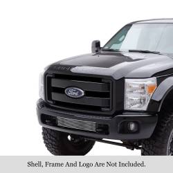 APS - APS Stainless Billet Bumper Grille Polish 11-16 Ford Super Duty GR06FFH29S - Image 1