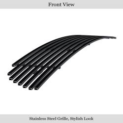 APS - APS GR03FEG53J Stainless Billet Bumper Grille Black for 10-15 Chevy Cobalt SS - Image 2