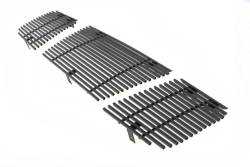APS - APS Stainless Billet Grille Black for 04-07 Nissan Titan/Armada GR14HED22J - Image 2