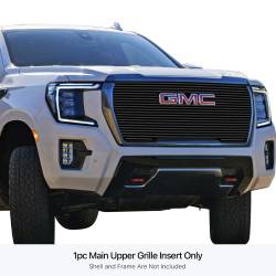 APS - APS Stainless Billet Grille Black 21-24 GMC Yukon GR07FEB66J - Image 1
