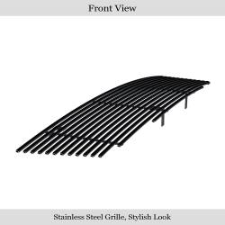 APS - APS Stainless Billet Grille Black for 05-08 Nissan Frontier GR14HEE43J - Image 2