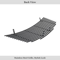 APS - APS Stainless Billet Grille Black for 05-08 Nissan Frontier GR14HEE43J - Image 3
