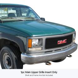 APS - APS Stainless Billet Grille Black 94-99 GMC C/K Truck GR07FEB71J - Image 1
