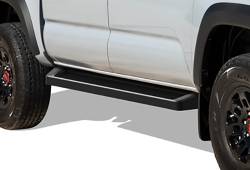 APS - APS IRunning Running Boards Black for 05-23 Tacoma Double IB20RJE8B - Image 1