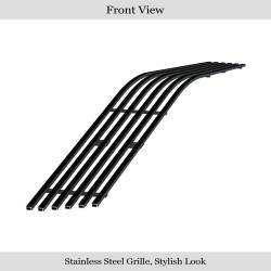 APS - APS GR03FEG68J Stainless Billet Bumper Grille Black for 06-10 Corvette Z06 - Image 2