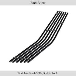 APS - APS GR03FEG68J Stainless Billet Bumper Grille Black for 06-10 Corvette Z06 - Image 3