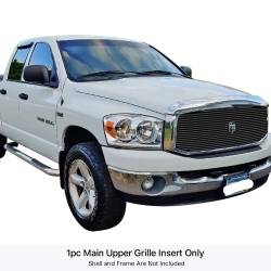 APS - APS Stainless Billet Grille Black for 06-08 RAM 1500/HD GR04FEG87J - Image 1