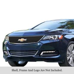APS - APS Stainless Billet Grille Black 14-20 Chevrolet Impala GR03FEI45J - Image 1