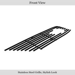 APS - APS Stainless Billet Grille Black 14-20 Chevrolet Impala GR03FEI45J - Image 2